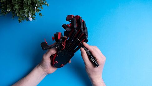 AZERON Cyborg Gaming Keypad – One Handed for PC – with Analog Thumbstick and 29 Programmable Keys – 3D Printed Customized – for Righties (Galaxy Purple) in Saudi Arabia