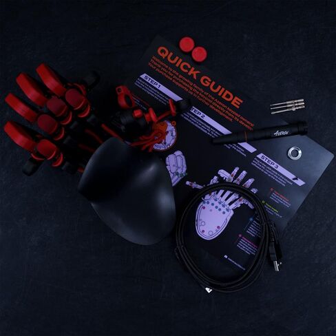AZERON Cyborg Gaming Keypad – One Handed for PC – with Analog Thumbstick and 29 Programmable Keys – 3D Printed Customized – for Righties (Galaxy Purple) in Saudi Arabia