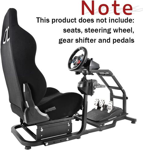 Supllueer Racing Simulator Cockpit Stand Gear Lever Accessories,for Our Racing Game Simulator Stand fit Logitech G25 G27 G29 G920 G923 Thrustmaster Fanatec, NO Handbrake Shifter in Kuwait