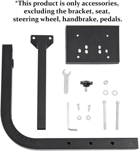 Supllueer Racing Simulator Cockpit Stand Gear Lever Accessories,for Our Racing Game Simulator Stand fit Logitech G25 G27 G29 G920 G923 Thrustmaster Fanatec, NO Handbrake Shifter in Kuwait