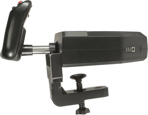 Logitech G PRO Flight Yoke System, Professional Simulation Yoke and Throttle Quadrant, 3 Modes, 75 Programmable Controls, Configurable Throttle Knobs, Steel Shaft, USB, PC - Black in Saudi Arabia