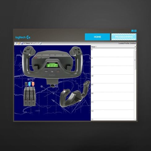 Logitech G PRO Flight Yoke System, Professional Simulation Yoke and Throttle Quadrant, 3 Modes, 75 Programmable Controls, Configurable Throttle Knobs, Steel Shaft, USB, PC - Black in Saudi Arabia