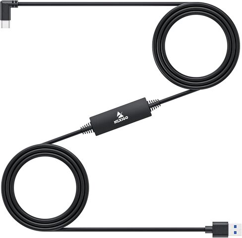 كابل ربط NexiGo محسن بطول 32 قدم مع مضخم إشارة، USB 3.2 Gen1 Type C إلى A، شحن سريع ونقل بيانات عالي السرعة (يصل إلى 5 جيجابت في الثانية)، متوافق مع سماعة Oculus Quest 1 و2 إلى كمبيوتر الألعاب in Saudi Arabia