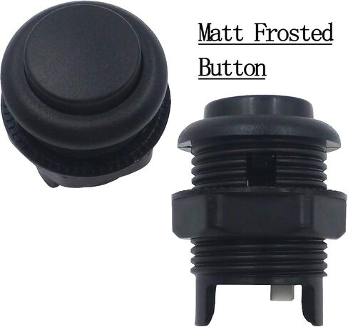 SJJX Arcade Game DIY Kit 13PCS Arcade Matt Frosted Black Button PC PS2 PS3 Android Zero Delay USB Encoder Arcade Fighting Joystick Controller Mechanical Keyboard Switch in Kuwait