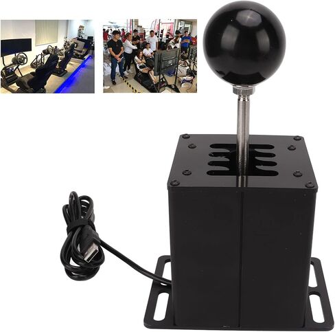 ناقل تروس العاب السباق، 8 سرعات للكمبيوتر بمنفذ USB لمحاكاة لعبة اتش جير سويتش مستشعر مايكرو سويتش لجهاز لوجيتك G29 G27 GT in Kuwait