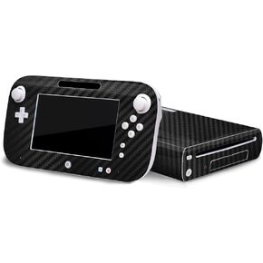 Nintendo Wii U Skin - NEW - CARBON FIBER system skins faceplate decal mod in Kuwait