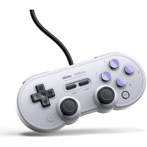 8Bitdo Sn30 Pro USB Wired Gamepad for Switch, Windows & Raspberry Pi(Gray Edition) in Saudi Arabia