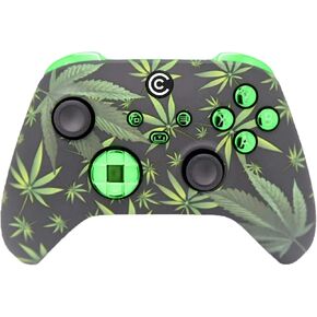 Custom Controllerzz Designer Series Custom Wireless Controller for Xbox Series X/S, Xbox One, & PC - Multiple Designs Available (Midnight Surge & Purple Chrome Inserts) in Saudi Arabia