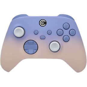 Custom Controllerzz Designer Series Custom Wireless Controller for Xbox Series X/S, Xbox One, & PC - Multiple Designs Available (Midnight Surge & Purple Chrome Inserts) in Saudi Arabia