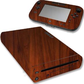 VWAQ Skins For Wii U Wood Nintendo Console Woodgrain Skin Decal VWAQ-WGC4 in Kuwait