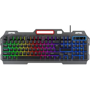 كيبورد العاب باضاءة خلفية LED RGB بسلك USB للكمبيوتر واللاب توب in Kuwait