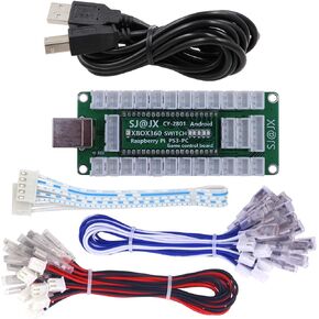 SJ@JX Game Controller Encoder DIY Arcade Joystick Button Gamepad Code Board for Xbox 360 Nintendo Switch Raspberry Pi PS3 PC Andriod in Kuwait