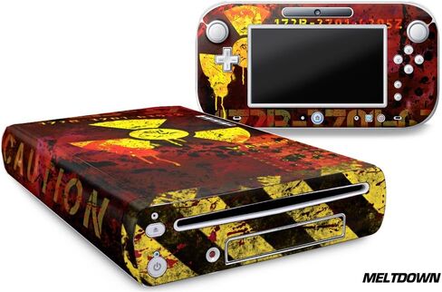 247 Skins Graphics kit Sticker Decal Compatible with Nintendo Wii U and Controllers - Meltdown in Kuwait