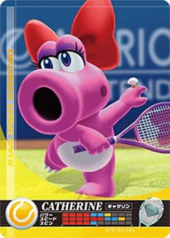 Nintendo Mario Sports Superstars Amiibo Card Tennis Birdo for Nintendo Switch, Wii U, and 3DS in Saudi Arabia