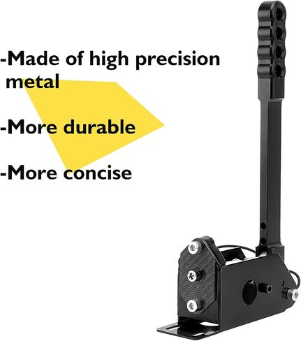 aikeec 64 Bit USB Handbrake PC Handbrake Hall Sensor for PC Widows Sim Racing Games G25 G27 G29 T500 FANATECOSW DIRT RALLY (With Clamp, Black) in Kuwait