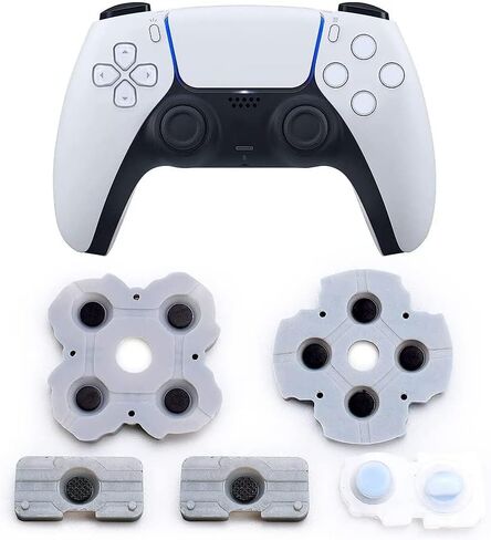 Conductive Adhesive Rubber Pad Silicone Pads Buttons Replacement for PS5 Controller Button Kit in Saudi Arabia