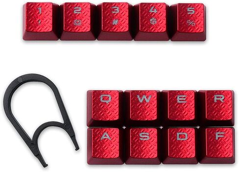 أغطية مفاتيح بإضاءة خلفية HUYUN FPS بديلة للوحة مفاتيح الألعاب Corsair Cherry MX (أسود) in Kuwait