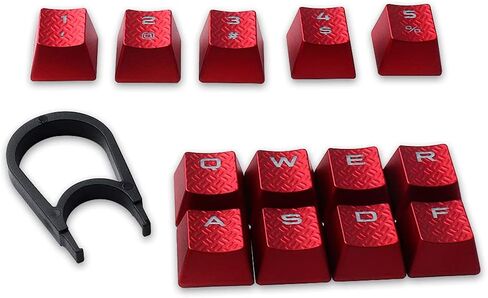 أغطية مفاتيح بإضاءة خلفية HUYUN FPS بديلة للوحة مفاتيح الألعاب Corsair Cherry MX (أسود) in Kuwait
