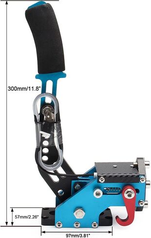 YESHMA 64 Bit USB Handbrake PC Handbrake Compatible With G25/27/29 G920 T500 T300,Professional Gaming Peripherals using for Racing Games(Black without Clamp) in Saudi Arabia