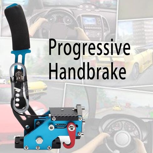 YESHMA 64 Bit USB Handbrake PC Handbrake Compatible With G25/27/29 G920 T500 T300,Professional Gaming Peripherals using for Racing Games(Black without Clamp) in Saudi Arabia