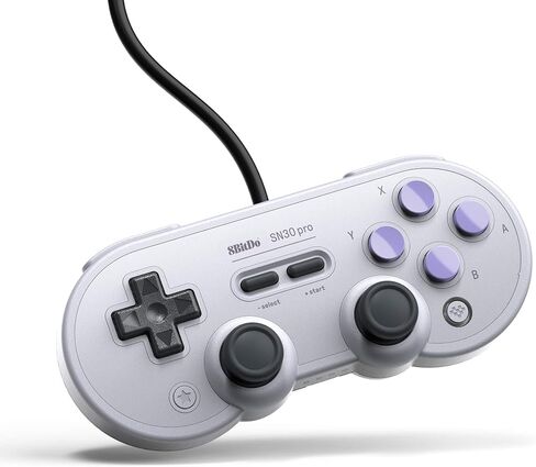 لوحة ألعاب سلكية USB 8Bitdo Sn30 Pro للمحول وWindows وRaspberry Pi (إصدار رمادي) in Kuwait