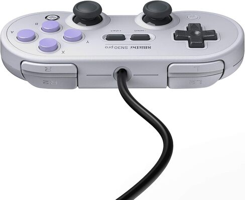 لوحة ألعاب سلكية USB 8Bitdo Sn30 Pro للمحول وWindows وRaspberry Pi (إصدار رمادي) in Kuwait