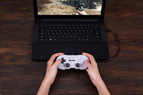 لوحة ألعاب سلكية USB 8Bitdo Sn30 Pro للمحول وWindows وRaspberry Pi (إصدار رمادي) in Kuwait