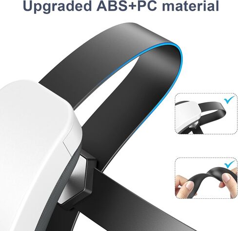 فانكل حزام راس متوافق مع اوكيولوس كويست 2، حزام خفيف الوزن وجيد التهوية لتعزيز الدعم والراحة في اوكيولوس / ميتا كويست 2 (يتضمن حشوتين) in Kuwait