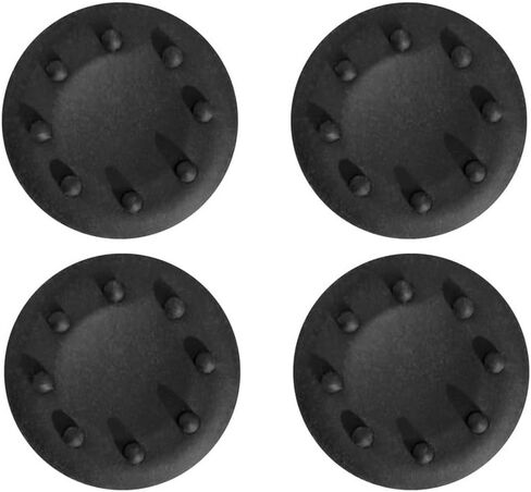 Black Controller Joystick Thumb Stick Grips Analog Silicone Cap Covers for PS4 PS3 Xbox One Wii U Accessories (Pack of 10) in Saudi Arabia