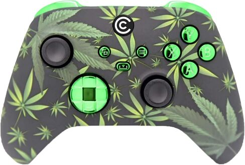 Custom Controllerzz Designer Series Custom Wireless Controller for Xbox Series X/S, Xbox One, & PC - Multiple Designs Available (Midnight Surge & Purple Chrome Inserts) in Kuwait