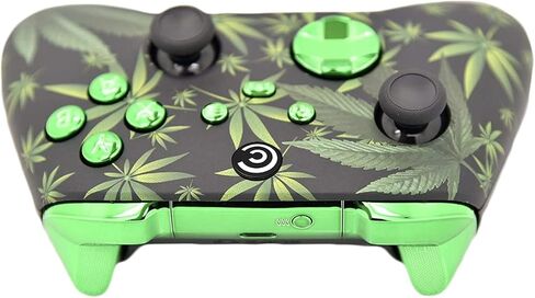 Custom Controllerzz Designer Series Custom Wireless Controller for Xbox Series X/S, Xbox One, & PC - Multiple Designs Available (Midnight Surge & Purple Chrome Inserts) in Kuwait