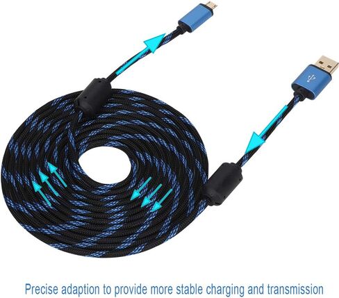 USB Charging Cable for PS4/Xbox ONE,Tangxi 3m Charge Cable,Charger Cable for PS4/Xbox ONE Controller Gamepad Joypad Joystick in Saudi Arabia