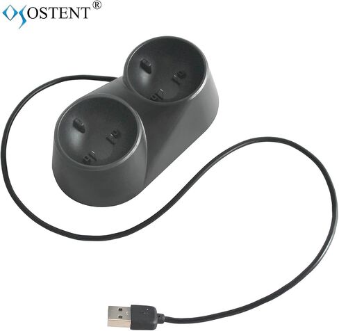 OSTENT Dual Charger Charging Dock Power Station Stand Holder for Sony PS4 VR PS Move Controller in Saudi Arabia