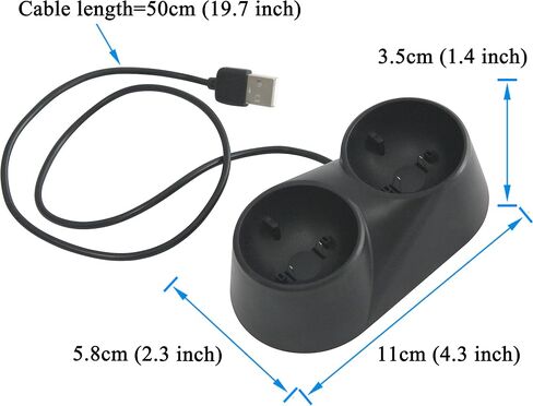 OSTENT Dual Charger Charging Dock Power Station Stand Holder for Sony PS4 VR PS Move Controller in Saudi Arabia