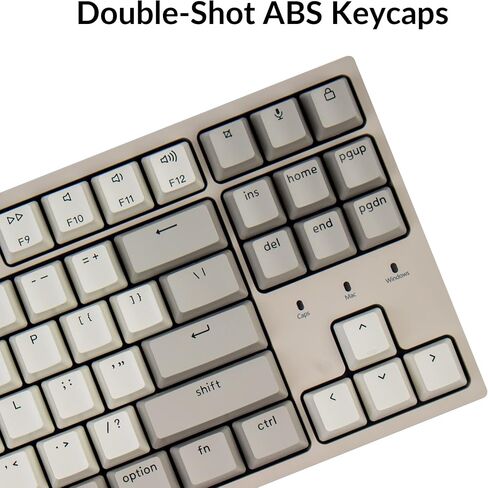 Keychron C1 Hot-swappable Wired Mechanical Keyboard for Mac Layout, Keychron Mechanical Red Switch/USB Type-C Cable/Double-Shot ABS Keycaps Tenkeyless 87 Keys Computer Keyboard for Windows PC in Saudi Arabia