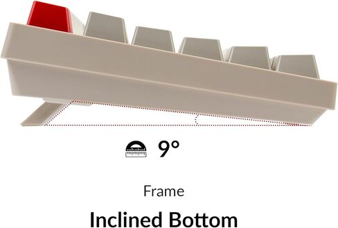 Keychron C1 Hot-swappable Wired Mechanical Keyboard for Mac Layout, Keychron Mechanical Red Switch/USB Type-C Cable/Double-Shot ABS Keycaps Tenkeyless 87 Keys Computer Keyboard for Windows PC in Saudi Arabia