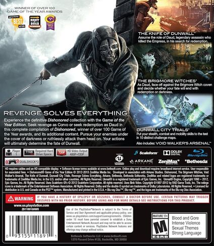 Dishonored - Xbox 360 Game of the Year Edition in Saudi Arabia