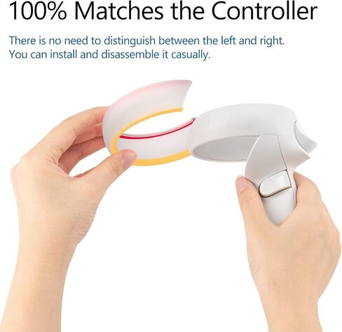 Controller Cover Compatible for Oculus/Meta Quest 2, Anti-Bumping Silicone Soft Ring Cover with Quest 2 Controller Protection.(1 pairs, 2 colors) in Saudi Arabia