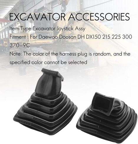 Trjgtas 2Pcs L+R 3 Buttons Excavator Joystick Assy Handle with Dust Cover for Doosan DX150 215 225 300 370-9C in Saudi Arabia