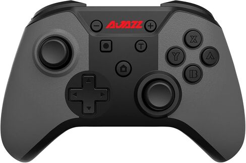 Switch Controller, AG180 Bluetooth 5.0 Pro Controller Gamepad Compatible with Switch/Switch Lite, Double Vibration and Wake up Function, Grey in Kuwait
