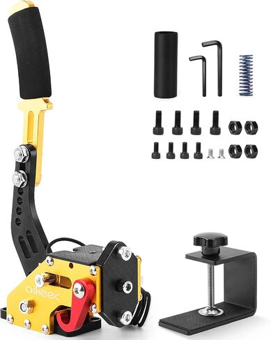 aikeec 64 Bit USB Handbrake with Clamp for PC Windows Sim Racing Games G25 G27 G29 T500 FANATECOSW Dirt Rally with Handle Grip in Saudi Arabia