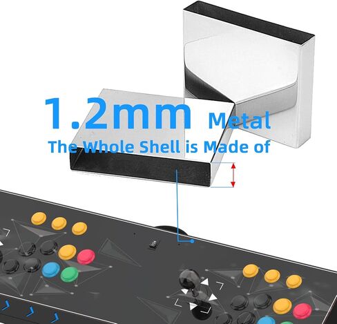 Fight Sticks PC,Arcade PC Joysticks Fight Stick Street Fighter Video Game Controller Fighting Joystick for PC, Nintendo Switch, NEOGEO Mini, NeoGeo Pro, PS3,Raspberry Pi, PS Classic, Android in Kuwait