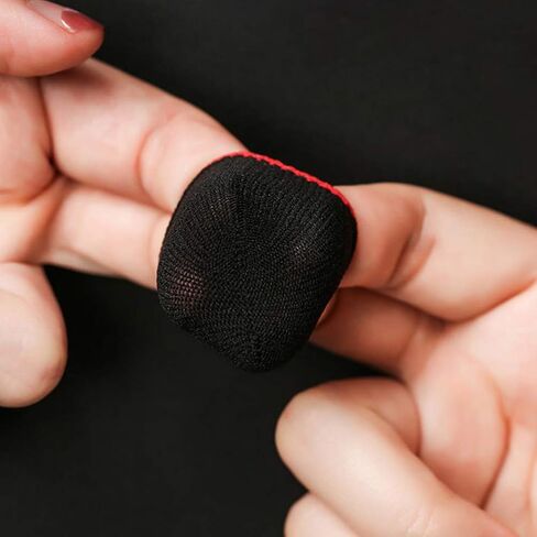 قفازات UKCOCO الواقية لوحدة التحكم في الألعاب، مجموعات أكمام من الألياف المضادة للعرق وغير المخصصة للألعاب، أغطية أغطية أصابع الألعاب لألعاب الهاتف المحمول (10 قطع) قفازات واقية على الموضة in Kuwait