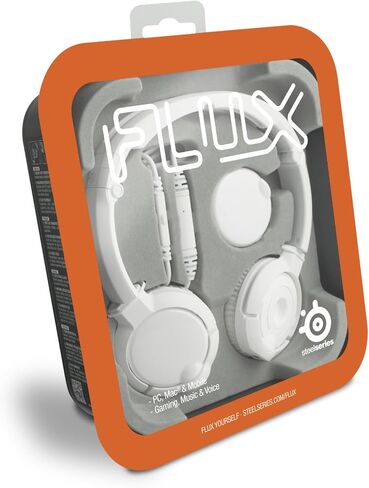 SteelSeries Flux Gaming Headset for PC, Mac, and Mobile Devices (White) in Saudi Arabia