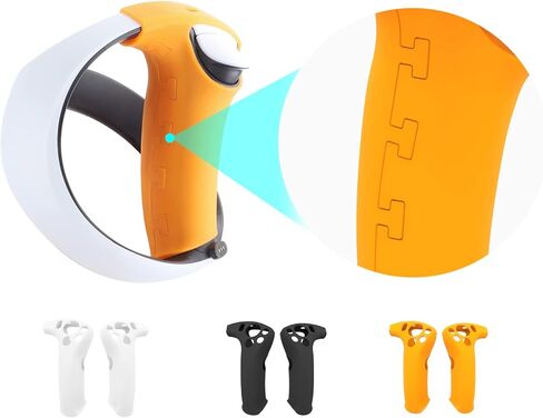 VR Headset Grip Soft Cover, Anti-Slip Silicone Protective Cover for Back Strap Replcement for PS VR2 in Kuwait