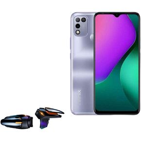 BoxWave Gaming Gear متوافقة مع Infinix Hot 10 Play (Gaming Gear by BoxWave) - شاشة اللمس QuickTrigger Auto، أزرار الزناد Autofire Gaming Mobile FPS لـ Infinix Hot 10 Play - Jet Black in Saudi Arabia