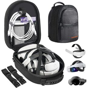 حقيبة حمل لأوكولوس كويست 2 النسخة العادية/ تصميم رسمي وكيوي/بوبوفر/أورزيرو/CNBEYOUNG All Elite Strap ، حقيبة ظهر كتف للسفر قابلة للتوسيع مجموعة كاملة من الملحقات in Kuwait