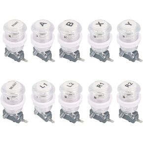 10x Arcade Button Happ Style 28mm Standard Push Button in Kuwait