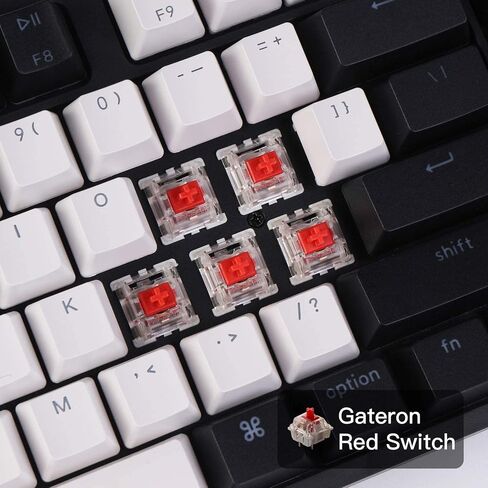 Keychron C1 TKL Mechanical Wired Gaming Keyboard – RGB Backlit Compact Keyboard with Linear Red Switches for Mac & Windows in Kuwait