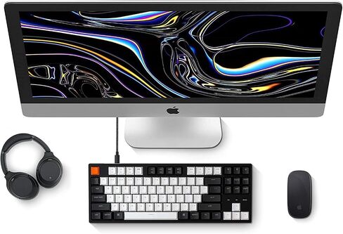 Keychron C1 TKL Mechanical Wired Gaming Keyboard – RGB Backlit Compact Keyboard with Linear Red Switches for Mac & Windows in Kuwait